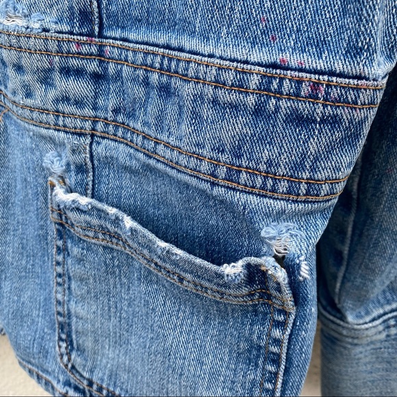 Vintage 90s Jones Sport Denim work chore jacket - Picture 8 of 12